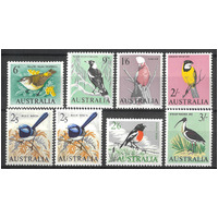 Australia 1964-65 Birds Set/8 Stamps to 3/- SG363/69 Mint Unhinged #AUBK