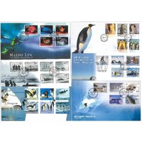 Ross Dependency 2001-2006 Stamp Sets on 6 Official First Day Covers 32-10