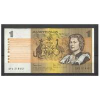 Australia 1982 $1 Banknote Johnston/Stone Last Prefix DPS R78L EF (some foxing) #1-32