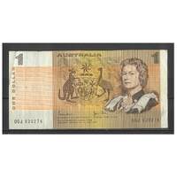 Australia 1982 $1 Banknote Johnston/Stone First Prefix DGJ R78F Fine #1-35