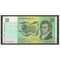 Australia 1976 $2 Banknote Knight/Wheeler Gothic Centre Thread R86a EF #2-54
