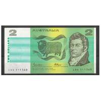 Australia 1985 $2 Banknote Johnston/Fraser R89 UNC #2-65