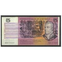 Commonwealth of Australia 1967 $5 Banknote Coombs/Randall First Prefix NAA R202F aVF #3-67