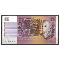 Australia 1979 $5 Banknote Knight/Stone R207 aUNC #3-79