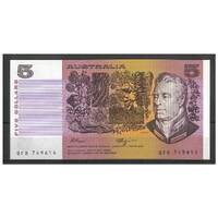 Australia 1990 $5 Banknote Fraser/Higgins R212 UNC #3-89