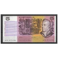 Australia 1991 $5 Banknote Fraser/Cole R213L Last Prefix QPG VF #3-92