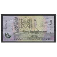 Australia 1993 $5 Banknote Fraser/Evans R216 Dark Green S/N UNC #3-97