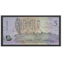 Australia 1993 $5 Banknote Fraser/Evans R216 Dark Green S/N aUNC #3-97