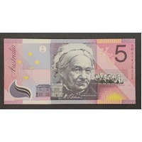 Australia 2001 $5 Banknote Macfarlane/Evans R219 UNC 