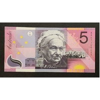 Australia 2001 $5 Banknote Macfarlane/Evans R219F First Prefix AA UNC #3-102