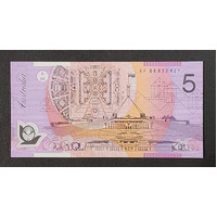 Australia 2008 $5 Banknote Stevens/Henry R221b UNC #3-103