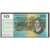 Australia 1976 $10 Banknote Knight/Wheeler Centre Thread R306a UNC #4-49