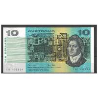 Australia 1983 $10 Banknote Johnston/Stone R308 aUNC #4-56