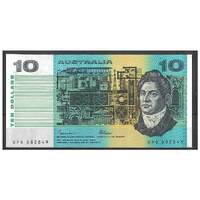 Australia 1985 $10 Banknote Johnston/Fraser R309 aUNC #4-58