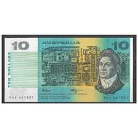 Australia 1989 $10 Banknote Fraser/Higgins R312 gEF #4-63