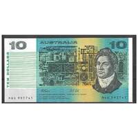 Australia 1991 $10 Banknote Fraser/Cole Plate Letter R313a UNC #4-64