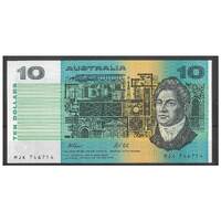 Australia 1991 $10 Banknote Fraser/Cole Plate Letter R313a aUNC #4-64