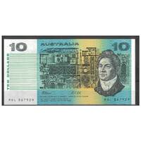 Australia 1991 $10 Banknote Fraser/Cole No Plate Letter R313b UNC #4-66