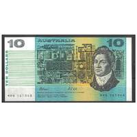 Australia 1991 $10 Banknote Fraser/Cole No Plate Letter R313b gVF #4-67
