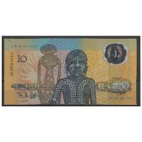 Australia 1988 Bicentennial Aboriginal $10 Polymer Banknote R310a UNC (ink spillage) #5-73