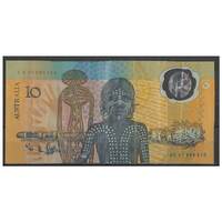 Australia 1988 Bicentennial Aboriginal $10 Polymer Banknote Last Prefix AB57 R310bL Reissue Fine #5-78