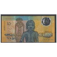 Australia 1988 Bicentennial Aboriginal $10 Polymer Banknote Last Prefix AB57 R310bL Reissue VF #5-79