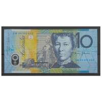 Australia 1993 $10 Polymer Banknote Fraser/Evans R316a Light Blue Dobell UNC #5-83