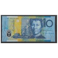 Australia 1993 $10 Polymer Banknote Fraser/Evans R316a Strong Regular Blue Dobell UNC #5-84