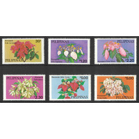 Philippines 1979 Mussaenda Flowers Set/6 Stamps Scott 1411/6 Mint Unhinged 33-15