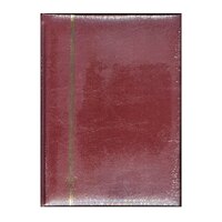 KABE Stockbooks For Stamps 64 Black Pages (32 sheets) - Padded Cover 30x24 cm