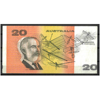 Australia 1993 $20 Banknote "Registration Shift" Error - Fraser/Evans R415 EF/gEF Very Rare