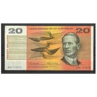 Commonwealth of Australia 1966 $20 Banknote Coombs/Wilson First Prefix XAA R401F VF+ #20-32