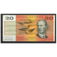 Commonwealth of Australia 1966 $20 Banknote Coombs/Wilson First Prefix XAA R401F VF #20-32