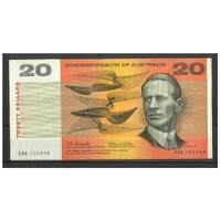 Commonwealth of Australia 1966 $20 Banknote Coombs/Wilson First Prefix XAA R401F Fine #20-33