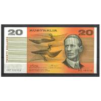 Australia 1974 $20 Banknote Phillips/Wheeler R405 aEF #20-48
