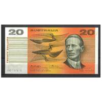 Australia 1976 $20 Banknote Knight/Wheeler Centre Thread R406a gVF/aEF #20-50