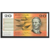 Australia 1979 $20 Banknote Knight/Stone Gothic Serials R407a EF+ #20-52