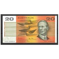 Australia 1983 $20 Banknote Johnston/Stone R408 aUNC #20-54