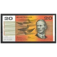 Australia 1985 $20 Banknote Johnston/Fraser Gothic Serials R409b EF #20-58