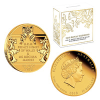 Australia 2018 Royal Wedding $25 1/4oz Fine Gold Proof Coin
