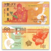 Fiji 2022 God of Wealth 88 Cents Commemorative Banknotes UNC in Presentation Pack