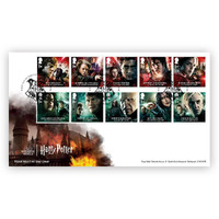 Great Britain 2023 Harry Potter Set/10 Stamps on First Day Cover
