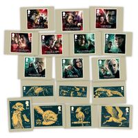 Great Britain 2023 Harry Potter Set of 17 Postcards 