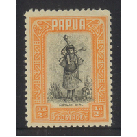 Papua 1932 Motuan Girl ½d Stamp (Ash Printing) SG130 Mint Unhinged 34-18