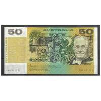 Australia 1983 $50 Banknote Johnston/Stone R508 gVF/aEF #50-5