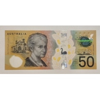 Australia 2018 $50 Polymer Banknote Lowe/Fraser First Prefix AA R526F UNC #50-19