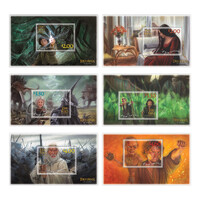 New Zealand 2023 The Lord of the Rings: Return of the King 20th Anniv. Set of 6 Mini Sheets MUH