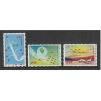 Taiwan 1960 Air Force Airs Set of 3 Stamps Scott C70/72 Mint Unhinged 10-1