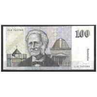 Australia 1992 $100 Banknote Fraser/Cole Last Prefix ZLD R613L gEF #100-27