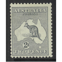 Australia Kangaroo & Map 2nd WMK 2d Grey Stamp SG24 Mint Lightly Hinged